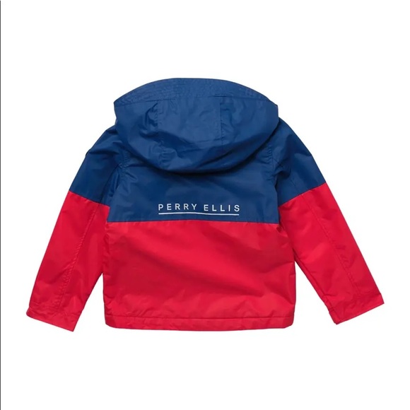 NWT Perry Ellis Colorblock Fleece Lined Jacket - Picture 2 of 8